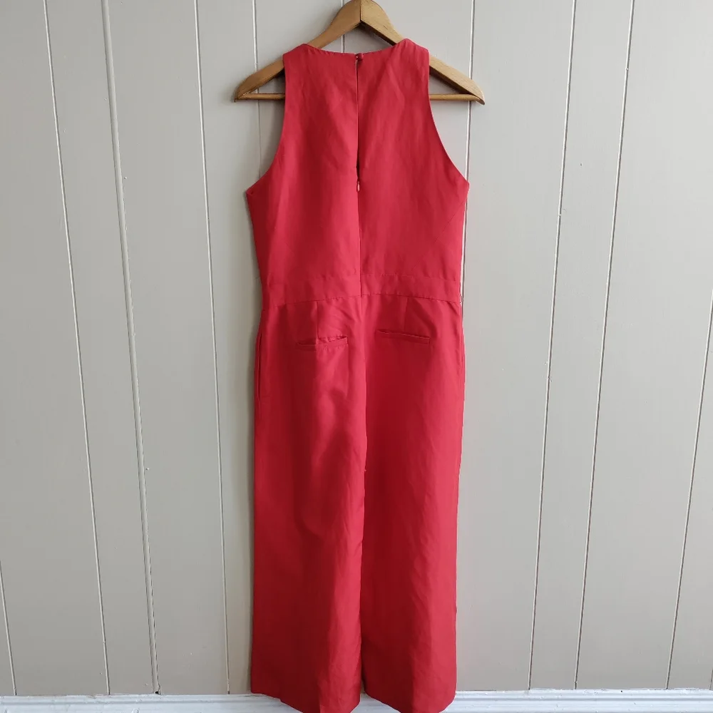 Banana Republic Rayon/Linen Halter Jumpsuit Size 6